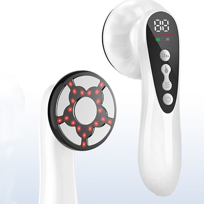 Handheld Red Light Heating Vibration Massager Body for Belly Waist Arm Leg Butt Beauty Device