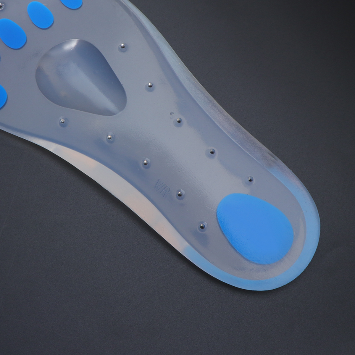 Silicone Insoles with Multiple Vents Arch Support for Shoes Relieving Plantar Fasciitis and Heel Pain Comfort