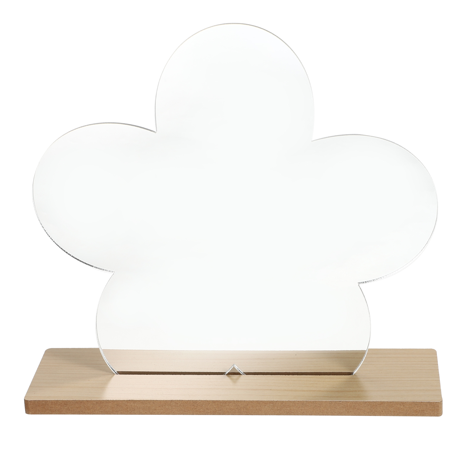 Exquisite Shape Mirror Clear HD Desktop Makeup Portable Flower Shape Mirror Bathroom Home Decor Vanity Tool