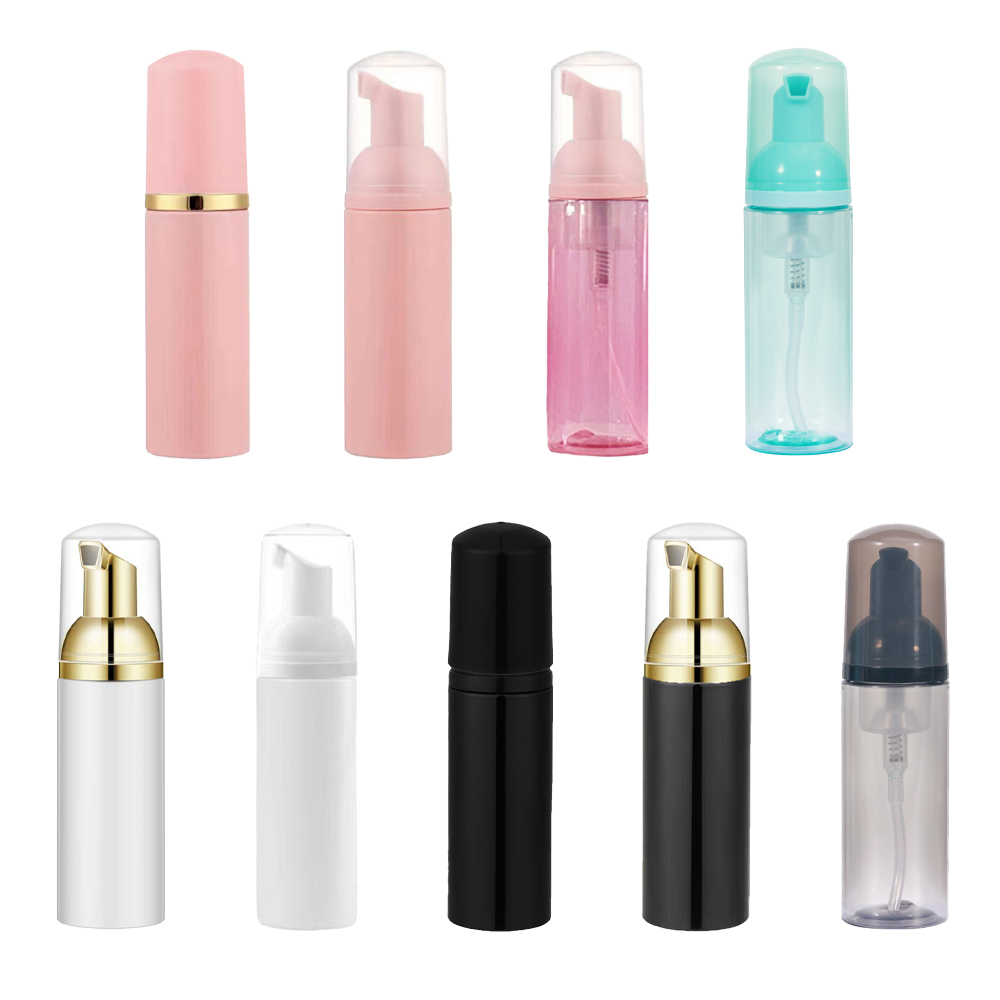 20pcs 2oz/60ml Travel Foam Pump Bottle Lash Shampoo Bottles for Hand Sanitizer Liquid Reusable Dispenser Skin Care Tools