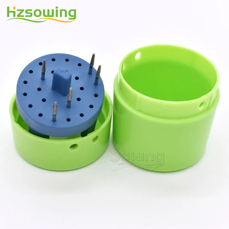 26 Holes Dental Diamond Bur Holder Autoclavable Box Endodontic Sterilization Box Dental Scaler Tips Burs Endo Box