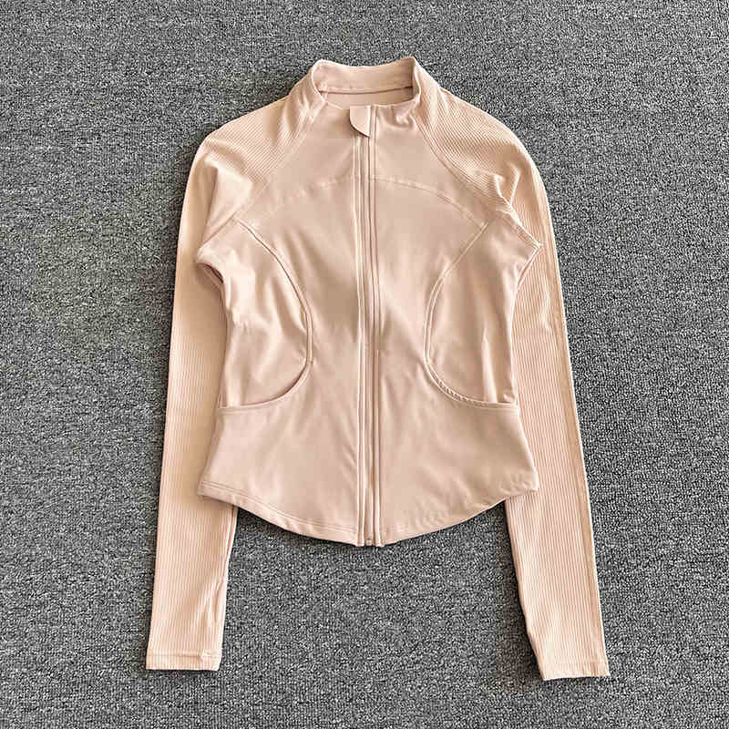 2025 Yoga Suit Spring Autumn Women's New Outerwear High-end Sense of Beauty Professional Sports Fitness Top Training Long Slee