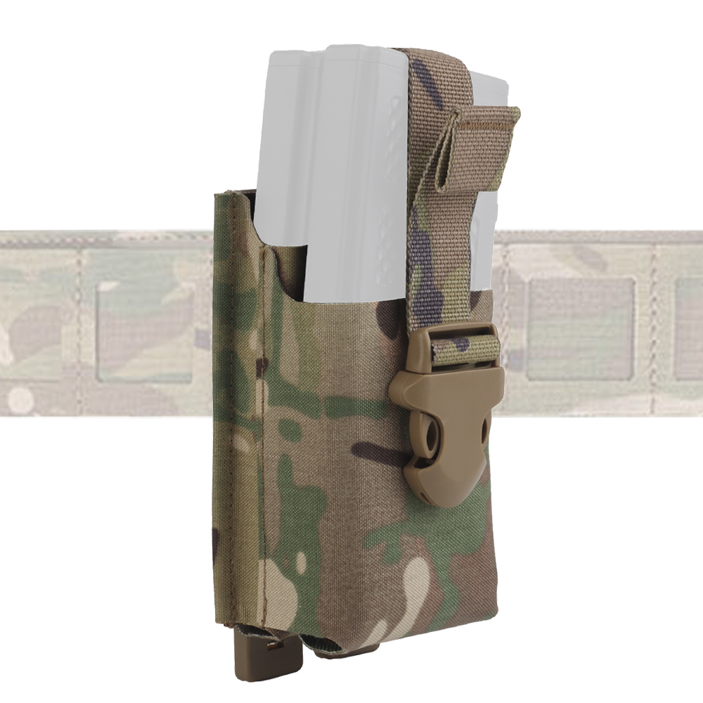 Tactical 5.56 Double Magazine Pouch M4 AR15 Mag Pouch Lightweight Molle Hunting Rifle Airsoft Mag Bag Webbing Buckle Fixed